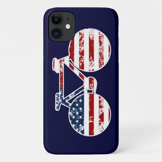 vlagpatriottische motorfietsen uit de Verenigde St Case-Mate iPhone Case (Achterkant)
