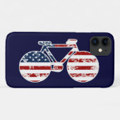 vlagpatriottische motorfietsen uit de Verenigde St Case-Mate iPhone Case (Achterkant (horizontaal))