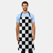 Vlagpatroon. Geruite vlag. Schaakbord valkken Schort (Gedragen)