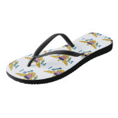 Vlagpatroon van de Amerikaanse Maagdeneilanden Teenslippers (Schuin)