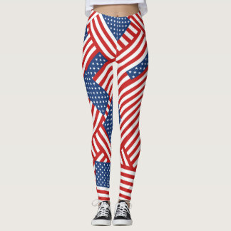 Vlagpatroon Verenigde Staten Leggings