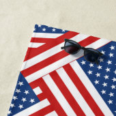 Vlagpatroon Verenigde Staten Strandlaken (In situ)