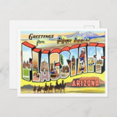 Vlagpersoneel, Arizona  Big Letters Briefkaart (Voorkant / Achterkant)