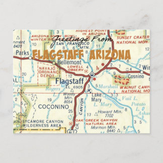 Vlagpersoneel Arizona Briefkaart