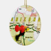 Vlagpersoneel, Arizona Keramisch Ornament (Rechts)