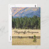 Vlagpersoneel, kleurrijk veld Arizona Briefkaart (Voorkant / Achterkant)