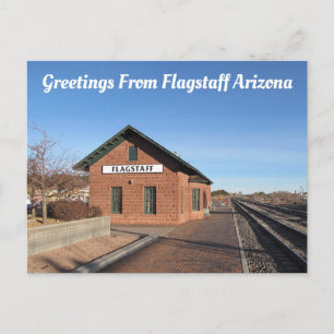 Vlagpersoneel "Old Depot" Arizona Briefkaart