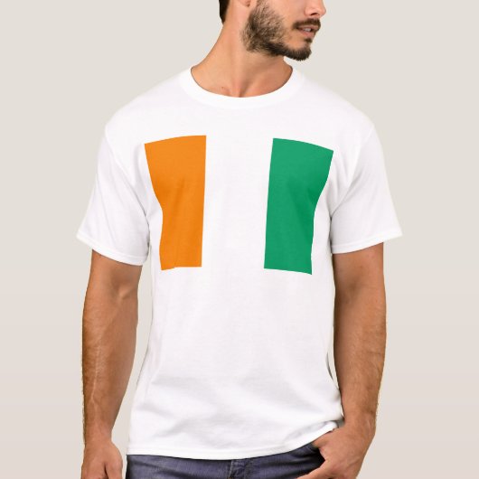 Vlagproducten uit Ivoorkust T-shirt (Voorkant)
