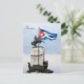 vlagstandbeeld van havana briefkaart (Staand voorkant)