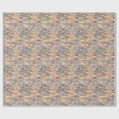 Vlagsteen | Natuursteenpatroon | briketten Cadeaupapier (Vlak)