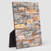 Vlagsteen | Natuursteenpatroon | briketten Fotoplaat (Zijkant)