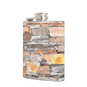 Vlagsteen | Natuursteenpatroon | briketten Heupfles (Links)