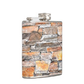 Vlagsteen | Natuursteenpatroon | briketten Heupfles (Rechts)