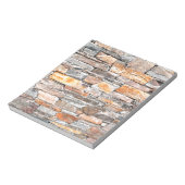 Vlagsteen | Natuursteenpatroon | briketten Notitieblok (Linkerzijde)