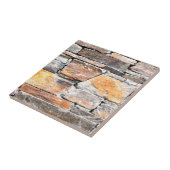 Vlagsteen | Natuursteenpatroon | briketten Tegeltje (Zijkant)