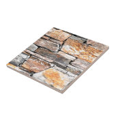 Vlagsteen | Natuursteenpatroon | briketten Tegeltje (Zijkant)