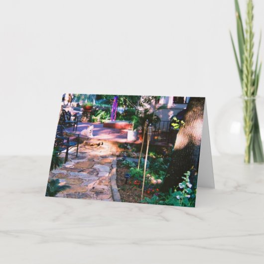 Vlagsteen Tuinpad Kaart (Voorkant)