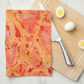 VlagsteenSinaasappel Theedoek (Quarter Fold)