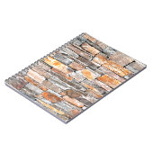 Vlagsteenstenen, natuur-steenpatroon notitieboek (Linkerzijde)