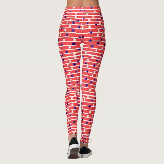 Vlagsterren Leggings (Achterkant)