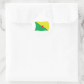 Vlagsticker Frans-Guyana Ronde Sticker (Tas)