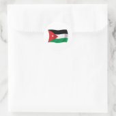 Vlagsticker Jordanië Ronde Sticker (Tas)