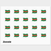 Vlagsticker van het Ewe-volk Ronde Sticker (Vel)