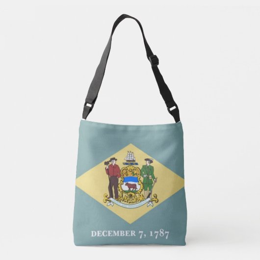 Vlagtas, Delaware Crossbody Tas (Achterkant)