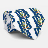 Vlagtekst Idaho-staat Stropdas (Opgerold)