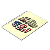 Vlagtekst van Arkansas Afbeelding en USA Notitieboek (Linkerzijde)