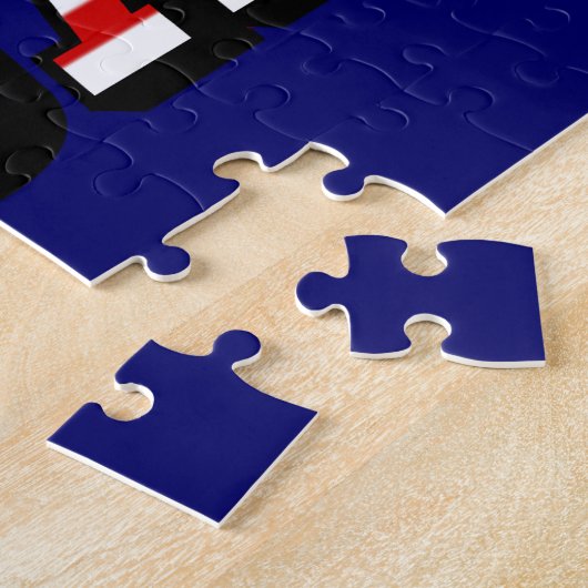 Vlagtekst VS Legpuzzel (Zijkant)