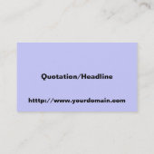 Vlagtekst VS Visitekaartje (Achterkant)