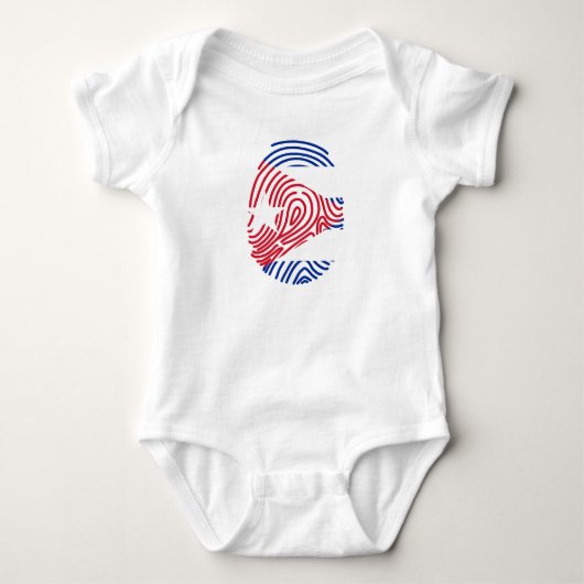 Vlagvingerafdruk Cuba Romper (Voorkant)