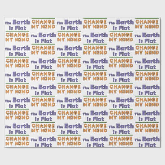 Vlak Aarde Verpakkend Document Cadeaupapier (Vlak)