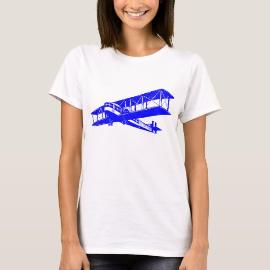  vlak - blauw t-shirt (Voorkant)