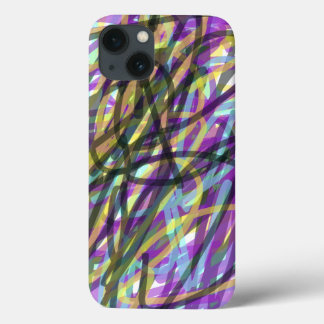 Vlak Boho Abstract Landschap Case-Mate iPhone Case