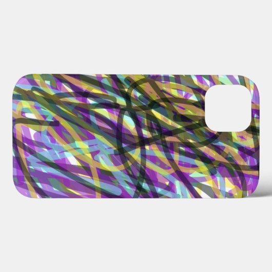 Vlak Boho Abstract Landschap Case-Mate iPhone Case (Achterkant (horizontaal))