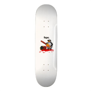 VLAK DE VLAKTE EARTH CHAINSAW WERELDBOL SLAYER SKATEBOARD