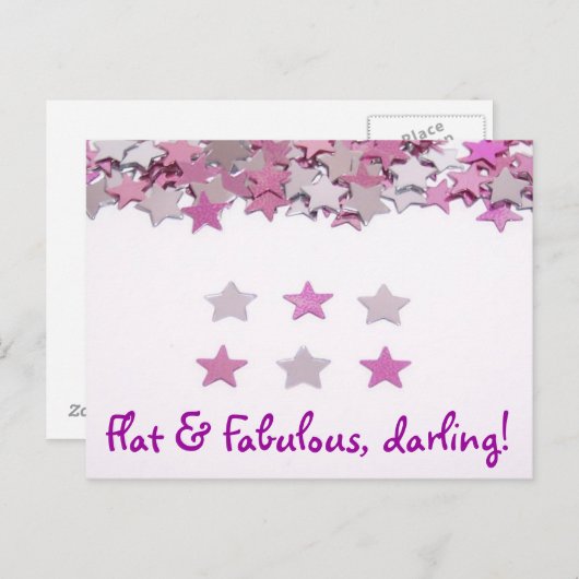 Vlak & Fabelachtig Briefkaart (Voorkant / Achterkant)