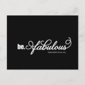 Vlak & Fabelachtig Briefkaart (Voorkant)