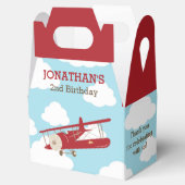  vlak gunstboxen (rood) bedankdoosjes (Geopend)