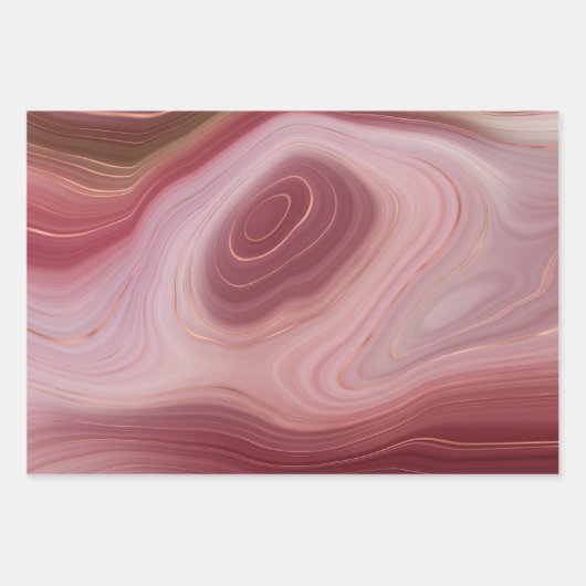 Vlak inpakpapier 3 draaibare Rozen (Voorkant)