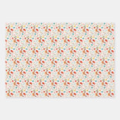 Vlak Kerstmispatroonontwerp Inpakpapier Vel (Voorkant 3)