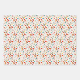 Vlak Kerstmispatroonontwerp Inpakpapier Vel