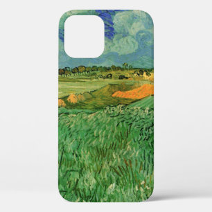 Vlak landschap bij Auvers van Vincent van Gogh iPhone 12 Hoesje