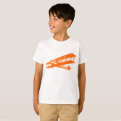 vlak - Oranje T-shirt (Voorkant volledig)