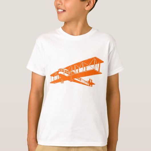 vlak - Oranje T-shirt (Voorkant)
