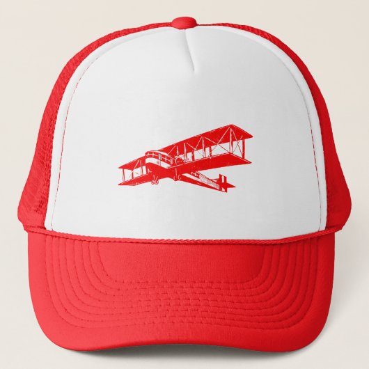  vlak - rood trucker pet (Voorkant)