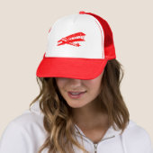  vlak - rood trucker pet (In situ)