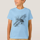  vlak t-shirt (Voorkant)